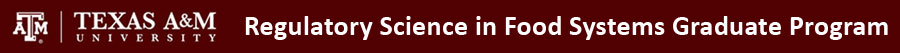 Graduate Certificate in Regulatory Science at Texas A&M Univerisity